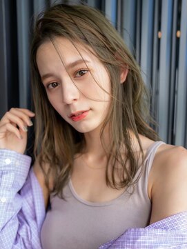 ケアリー 成増(Carelly) 大人かわいい前髪セシルカットココアブラウンフリンジウェーブ