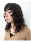 ウルフパーマ/パーマ/ウェーブパーマ/スパイラルパーマ