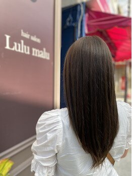 ルルマル(Lulu malu)の写真/【朝9時OPEN】クセやうねりでまとまらない髪も手触り良く、自然な仕上がり♪毎日のセットが楽チンになる◎