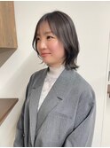 【BelleCoupes】大人ボブヘア 暗髪グレージュ