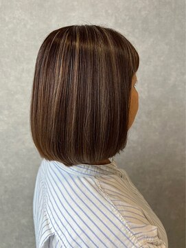 オブジェ シエル(obje't ciel) 【obje't ciel】ミディアムボブ/ストレート【佐藤早希】