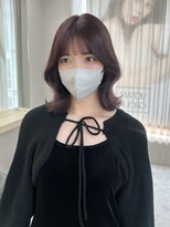 ボタン テンジン(VOTAN tenjin)&nbsp;ラベンダーグレージュ/艶髪/顔周りカット/天神韓国ヘア