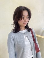 スニュウ(snuw)&nbsp;【snuw mina】レイヤーカット/透明感カラー/ブラウン/伏見