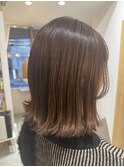 安定感抜群　切りっぱなしカット