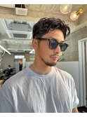 メンズカット/メンズパーマ/バーバースタイル/メッシュキャップ