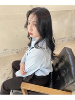 ボアップ 新居浜店(boappu) #カラー#ブルーブラック#暗髪