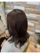 ハウオリ ヘアーワークス(Hauoli hair works)&nbsp;ヴァリジョアカラー×ブルーネイビー