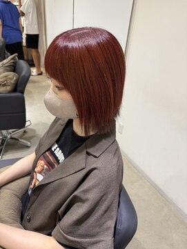 アン ビー(an B) エンドカラー/ダークレッド