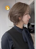 バベル アット フルリール 甲子園口(BABEL at fleurir)&nbsp;くすみベージュとくびれ小顔ショート