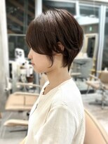 ミィ 浦和(mee)&nbsp;透明感カラー ボブ 前髪 ショート カラー ブリーチ&ダブルカラー