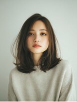 ハートテンセカンド 武蔵新城店(HEART2nd) 着物ヘア/ダークアッシュ/ミディアムレイヤーカット/武蔵新城