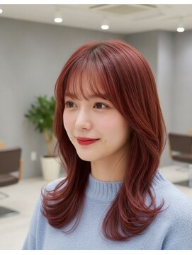 マルレ 布施店(MARLE) 大人ガーリー×似合わせカット×ボルドー