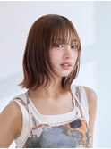 【over hair】くびれボブ×インナーカラー×レイヤーカット