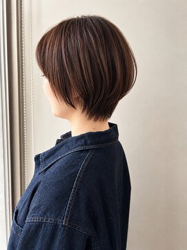 ペスカケイクリエイティブ(PESCA K-CREATIVE) 大人美シルエットショートボブ×オーキッド