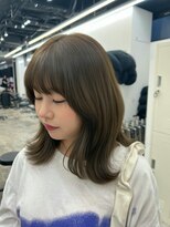 ドットトウキョウ 町田店(dot.tokyo)&nbsp;ダークアッシュ/ミディアムレイヤーカット/町田