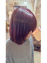 ティティアンバイイザ(titian by IZA) 暗染め履歴からチェリーレッド☆