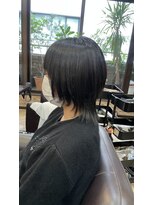 キャラ 池袋本店(CHARA)&nbsp;襟足を巻かないままでもカワイイ！ソフトウルフスタイル【大村】