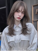 サロンドアイ(salon de i)&nbsp;くびれロングレイヤー × ダークグレージュ
