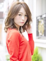 【Rouge】甲斐紀行　ニュアンスパーマのフレンチミディ