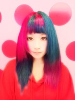 キャンディーシロップ(Candye Syrup) ピンク×ターコイズ