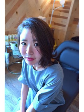 ベルシャンブル(belle chambre) #belle chambre#艶ブラウンの外ハネ☆