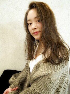 クリーク オブ ヘアー 西原店(CLIQUE of hair) 透明感×柔らかなくすみカラーマットベージュ30代40代50代