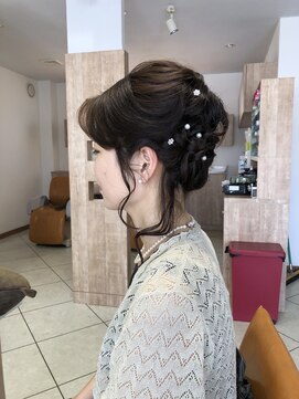 レゴヘアー(LEGO HAIR) アップスタイル