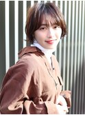 20代30代◎小顔 無造作カール ボブディ 丸みショート 梅田
