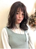 20代30代40代大人可愛いデジタルパーマナチュラルくせ毛風