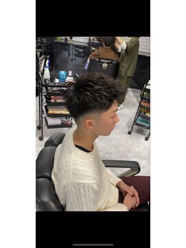 ボルド(MEN'S HAIR SALON BORDO) ローフェード×ツイストパーマ