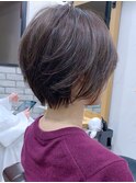 フワッと立体感×ひし形シルエット×上質ショート◎