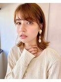 耳掛けですっきり切りっぱなしロブ【アフロート吉祥寺 緒方】