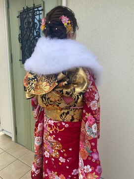 アロマーム 着付けヘアセット