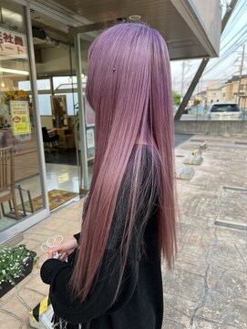 サラ HAIR&MAKE SALA 相模大塚店 lavender pink
