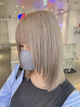 ゲーム 原宿店(GAME) ミルクティーベージュ/ダブルカラー/ケアブリーチ/髪質改善/原宿