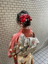 ルッソ チアロ(Lusso chiaro)&nbsp;☆着物ヘアアレンジ　アップスタイル☆/30代40代50代