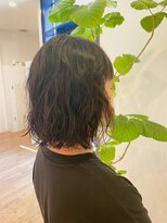 カトレア ストリート店&nbsp;癖毛を活かした春パーマボブ
