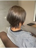 外ハネショート ソフトグレージュ