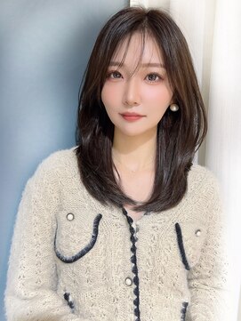 ボヌール 銀座並木通り店(Bonheur) 【銀座有楽町韓国風ヘア】ナチュラルレイヤー顔周り小顔カット