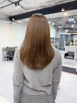 ファンナギンザ(FaNNa ginza) シースルーバング/ブリーチなしカラー/グレージュ/前髪/韓国