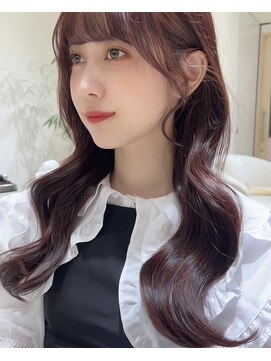 アム 表参道(am) 顔まわりカット【前髪/レイヤー/ロング/黒髪/パーマ】