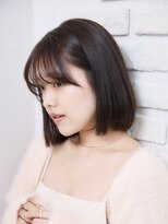 ビランチェ 池袋(bilancia)&nbsp;切りっぱなしボブ/レイヤーボブ/おくれ毛/池袋/春カラー