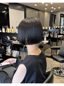 ハルキ ミナト ジャパン オオサカ(HARUKI MINATO japan OSAKA) ミニボブ 20代30代40代ヘア 小顔 大阪ボブ 梅田