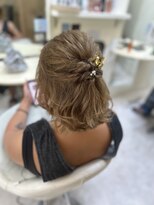 クラナ(clana)&nbsp;ハーフアップスタイル