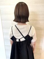 ハノン(Hanon)&nbsp;切りっぱなしボブ × ハイライト