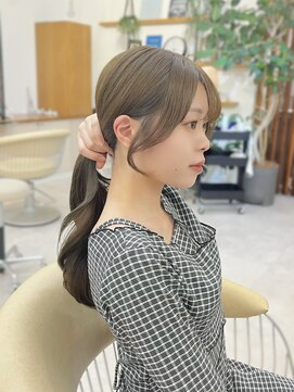 リンダ(LYNDA) 前髪/アンブレラカラー/こなれミディ/イメチェン/ウェーブパーマ