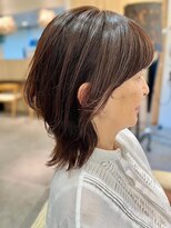 フリップビーアヴェダ(FLIP B AVEDA)&nbsp;本八幡×ミディアムスタイル×マッシュ×ウルフ