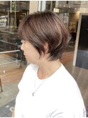ウルフショート ハイベージュ 【窪田】/川崎/美髪/髪質改善/艶髪
