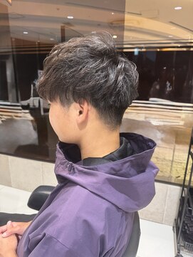 アヴァンスクロス あべのルシアス店(AVANCE. CROSS) 刈り上げマッシュ×ニュアンスパーマ