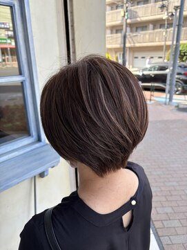 白髪が馴染む！ハイライト